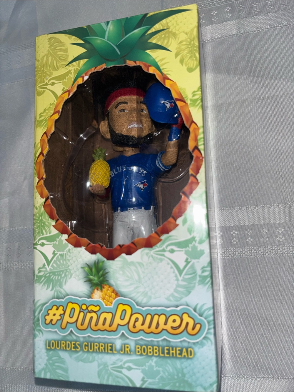 NWT 2019 Lourdes Gurriel Jr. #PiñaPower Toronto Blue Jays Bobblehead